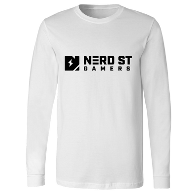 Nerd Street Gamers - Lockup Long Sleeve - White