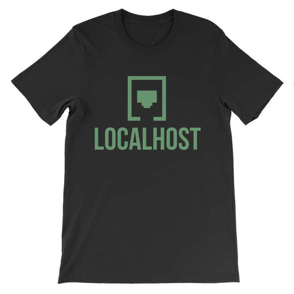 Localhost - Logo Tee - Black/Green