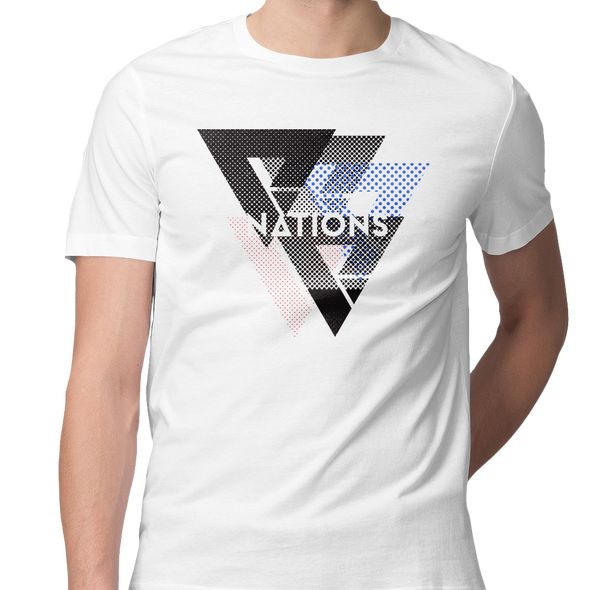 Nations Halftone Tee - White - We Are Nations