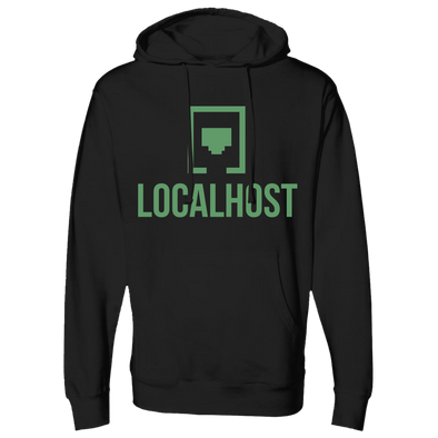 Localhost - Logo Hoodie - Black/Green
