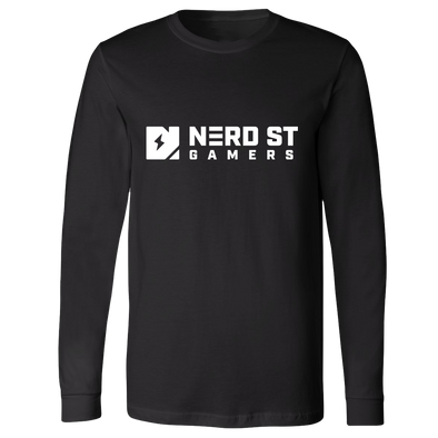 Nerd Street Gamers - Lockup Long Sleeve - Black