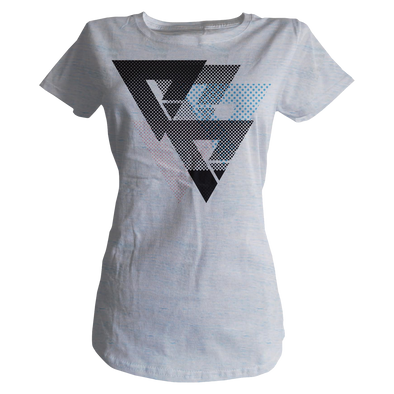 Nations Halftone Womens Tee - Marble Blue - We Are Nations