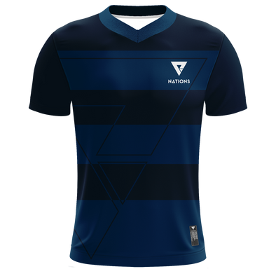 Nations Pro Jersey - Striped - Navy - We Are Nations